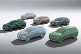 Skoda BEV sculptures group